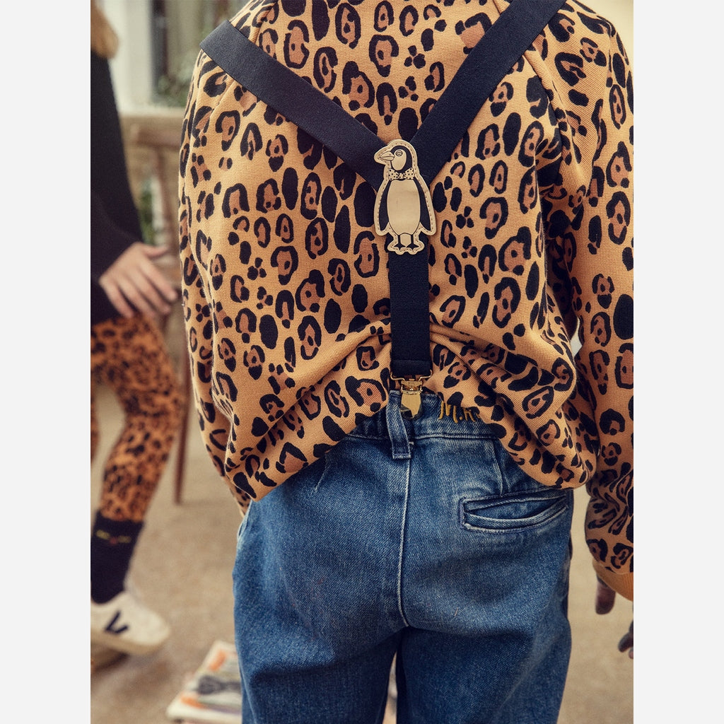 Sudadera Basic Leopard MINI RODINI