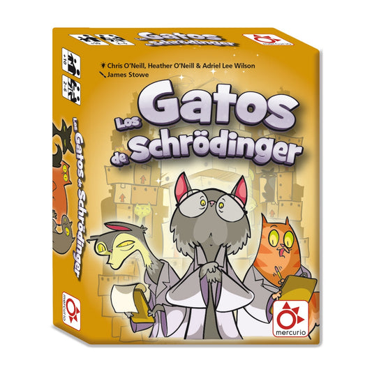 Los Gatos de Schrödinger - Juego de cartas MERCURIO 10+ años