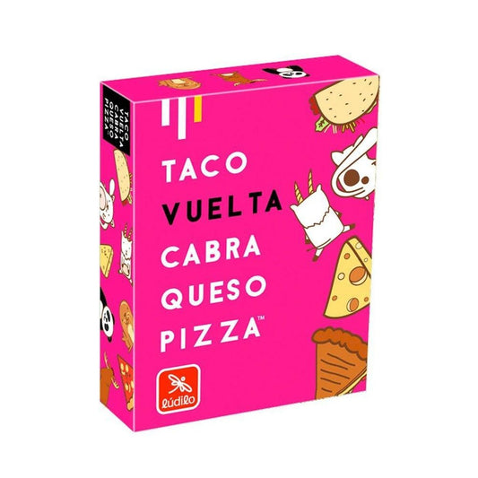 Taco, Vuelta, Cabra, Queso, Pizza - Juego de rapidez y percepción visual LÚDILO