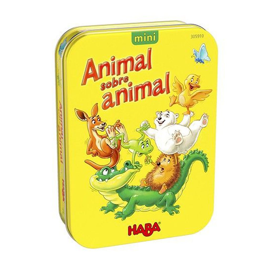 Animal sobre animal versión mini de HABA