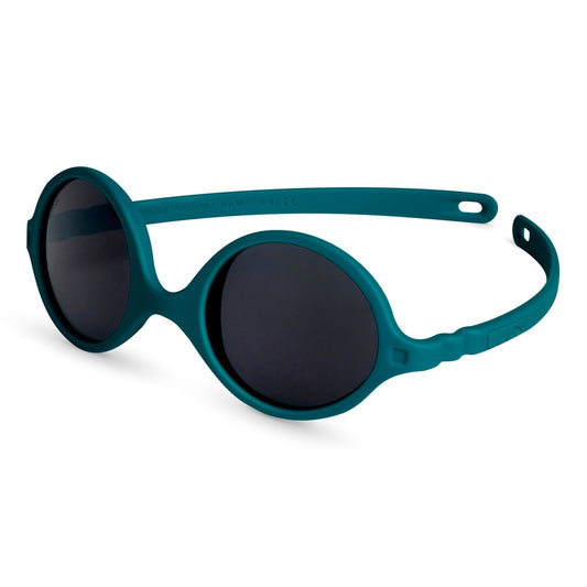 Gafas de sol bebé Diabola Peacok Green KIETLA