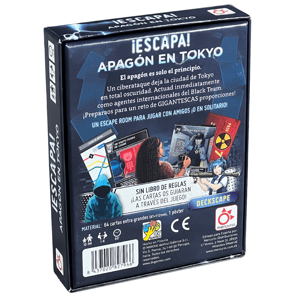 ¡Escapa! Apagón en tokyo MERCURIO