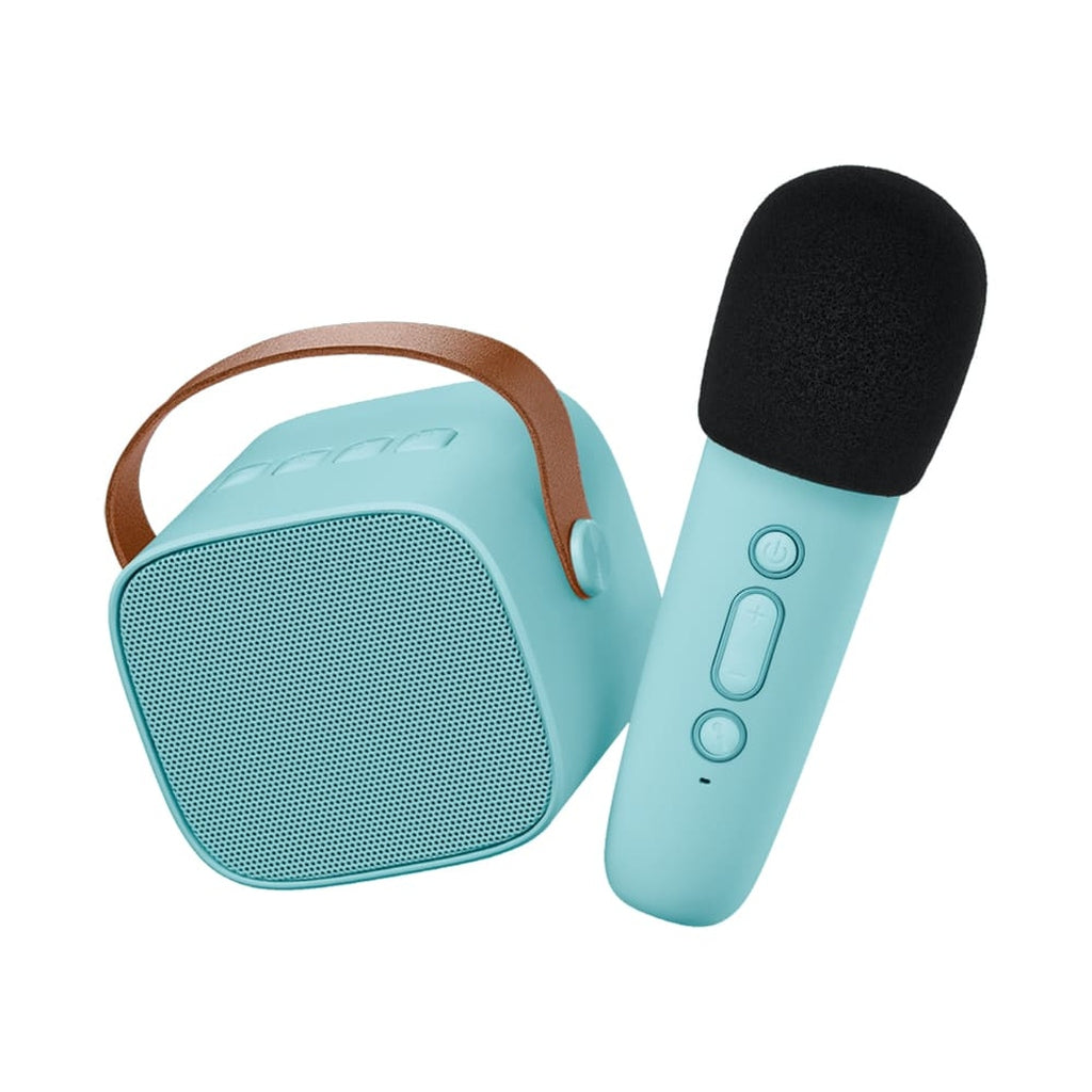 Karaoke - Altavoz Bluetooth con micrófono - Azul LALARMA