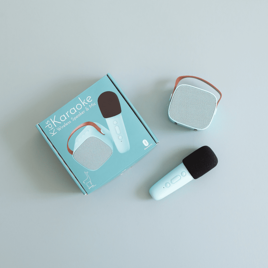 Karaoke - Altavoz Bluetooth con micrófono - Azul LALARMA