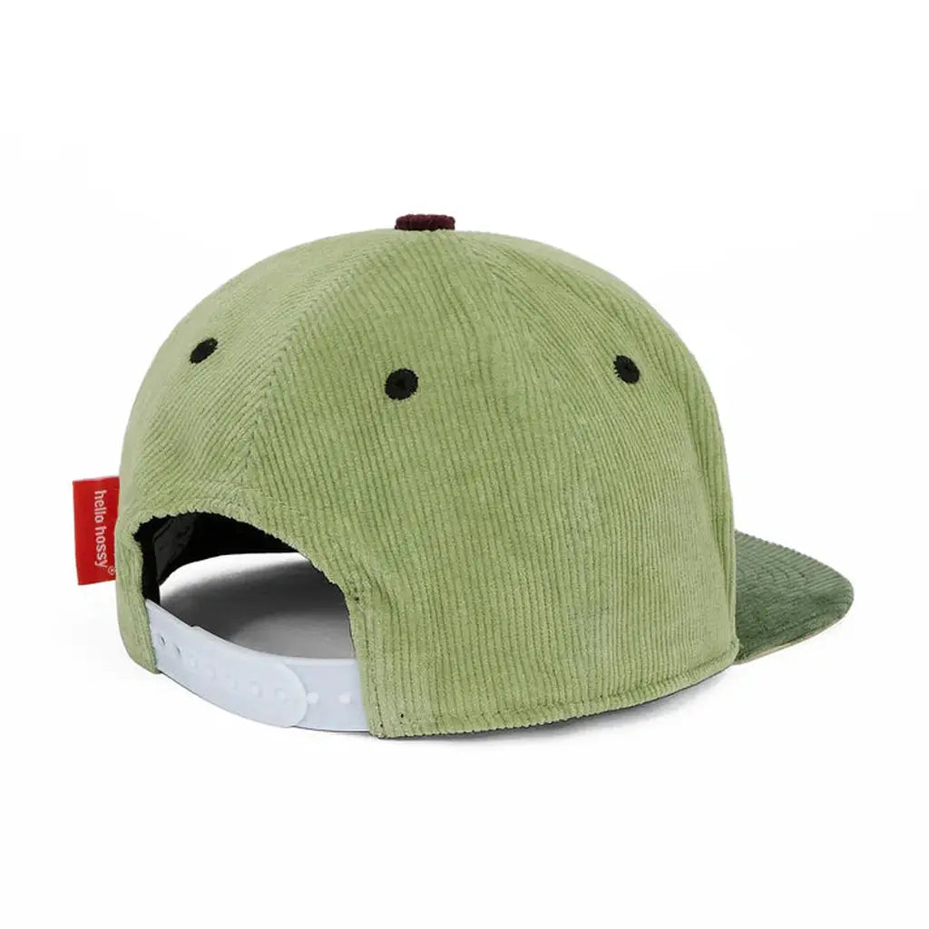 Gorra de pana Sweet Green Duo HELLO HOSSY