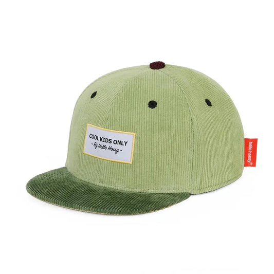 Gorra de pana Sweet Green Duo HELLO HOSSY