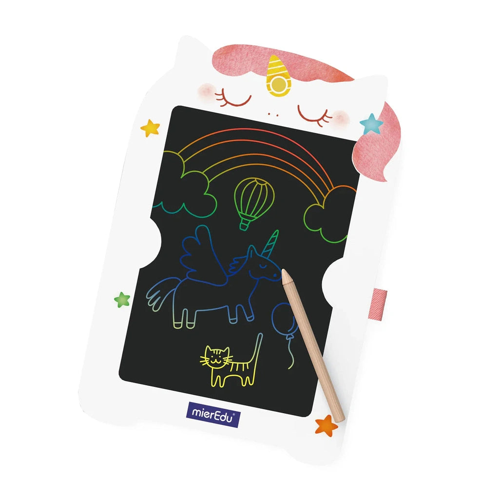 Pizarra LCD de dibujo y escritura Unicornio MIEREDU