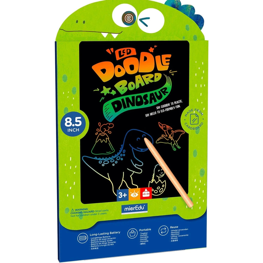 Pizarra LCD de dibujo y escritura Dinosaurio MIEREDU