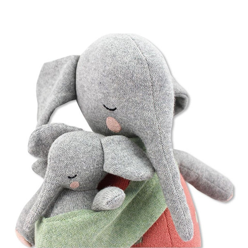 Muñeco Elefante Marlene con bebé AVA & YVES