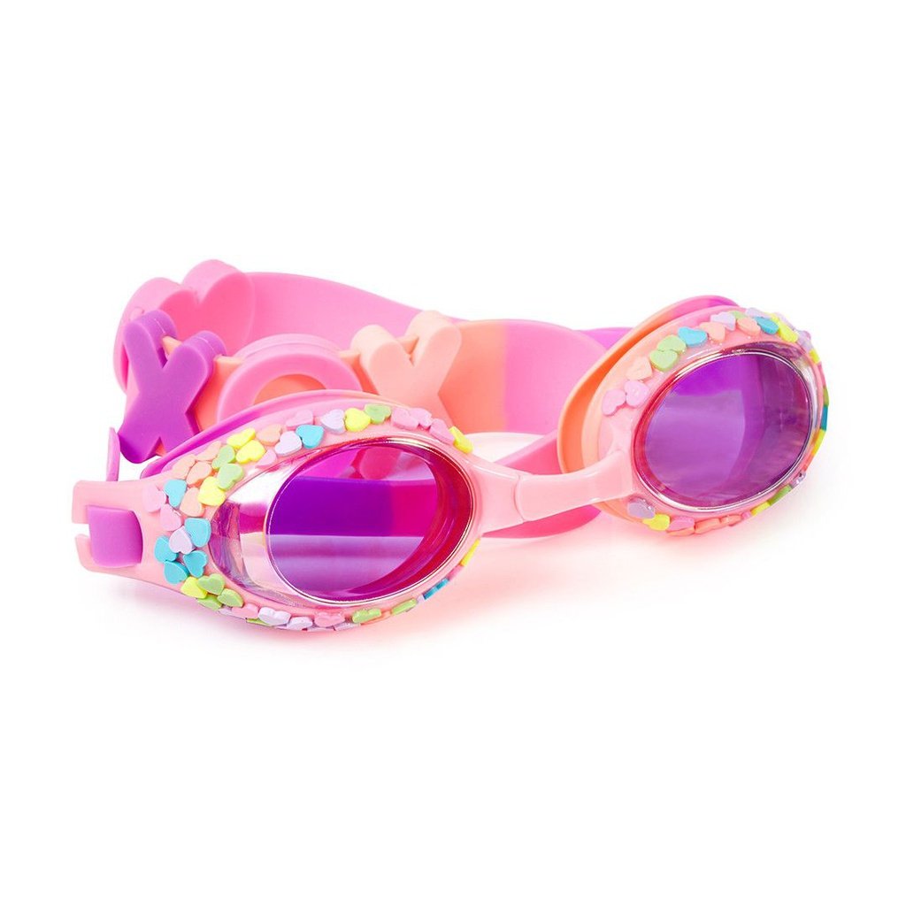 Gafas de natación Candy Heart Hugs & Kisses Pink Classic BLING2O