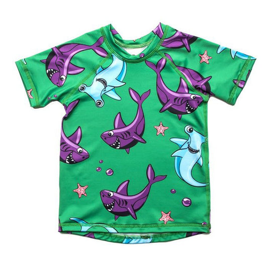 Camiseta agua Verde Tiburones MULLIDO