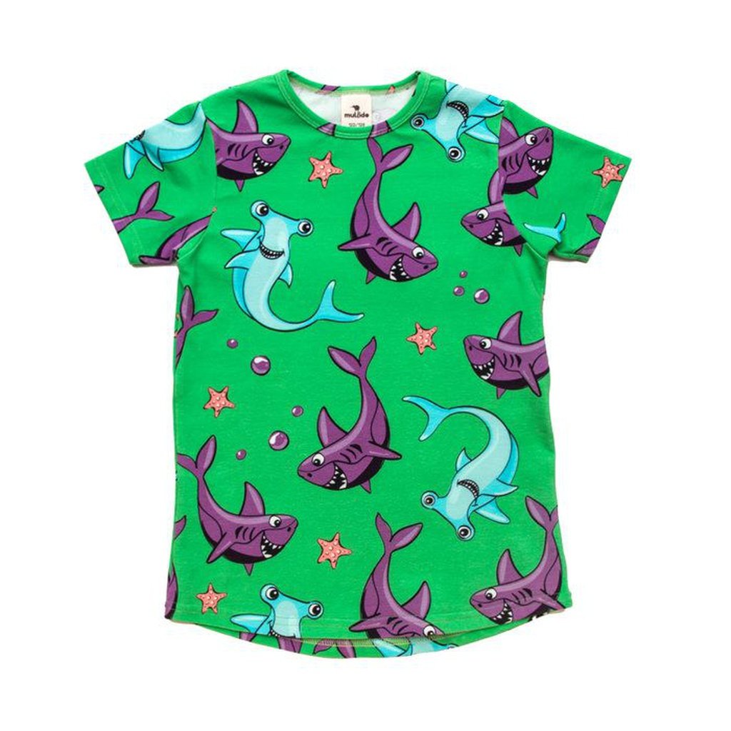Camiseta Verde Tiburones MULLIDO