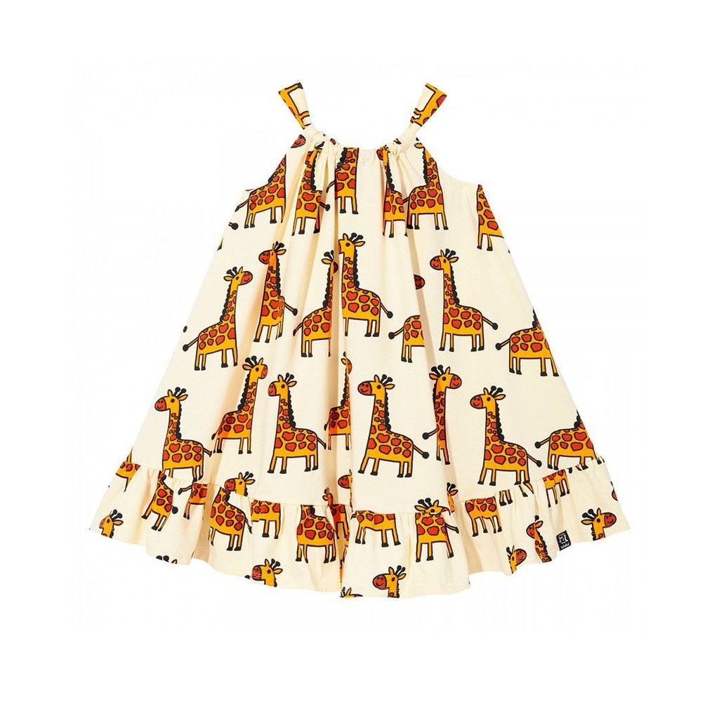 Vestido Yellow Giraffe KUKUKID