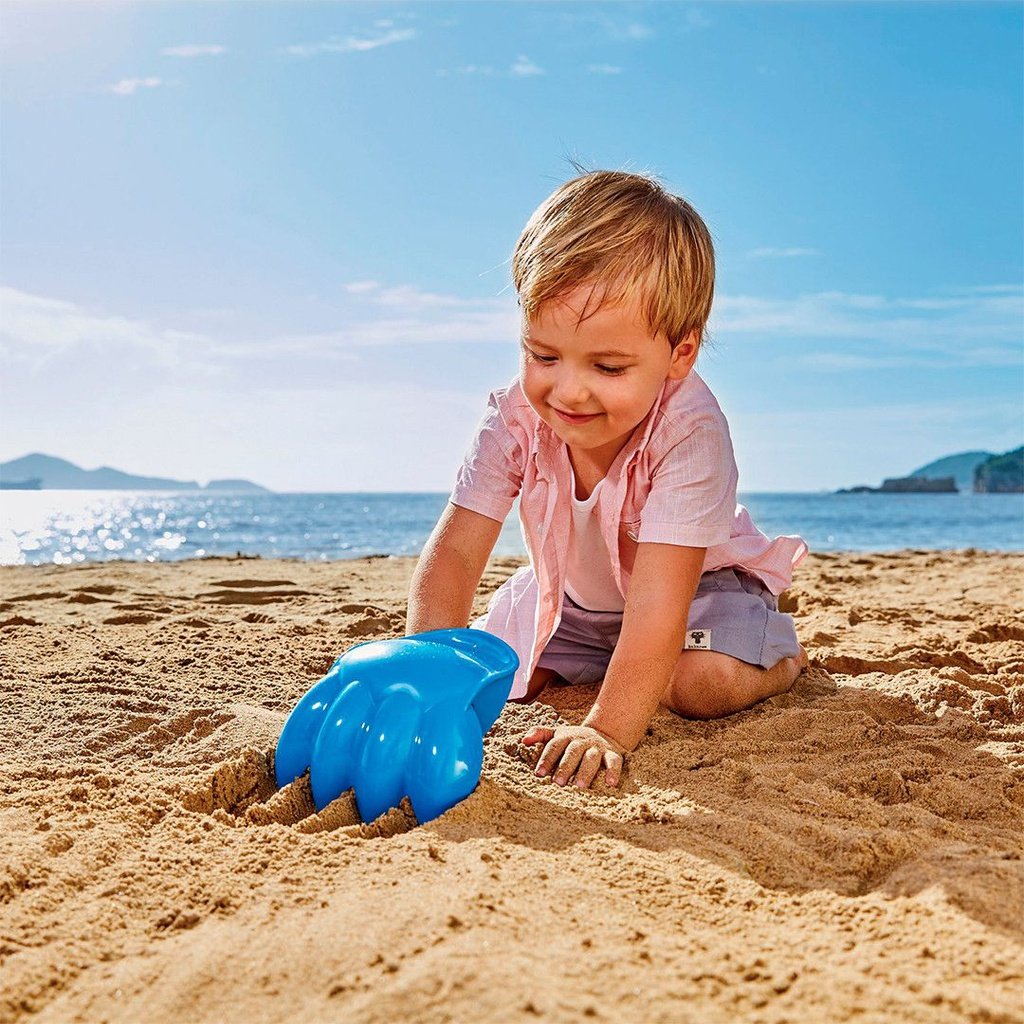 Pata excavadora gigante azul para la playa HAPE