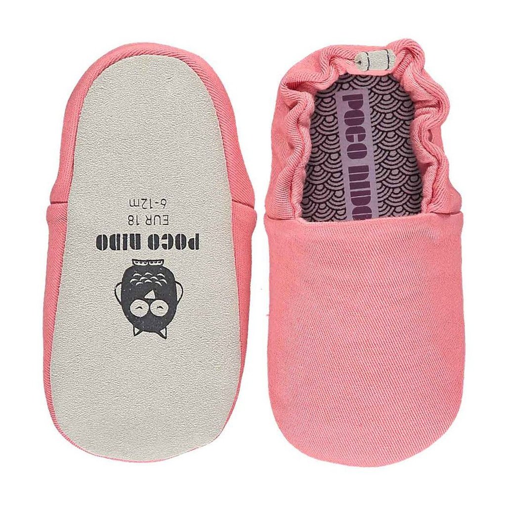 Zapatos bebé veganos Hibiscus Pink POCO NIDO