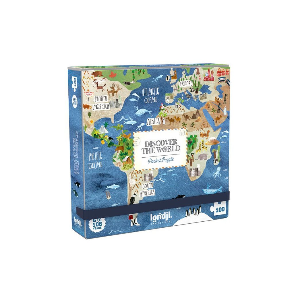 Pocket puzzle Discover the World 100p LONDJI