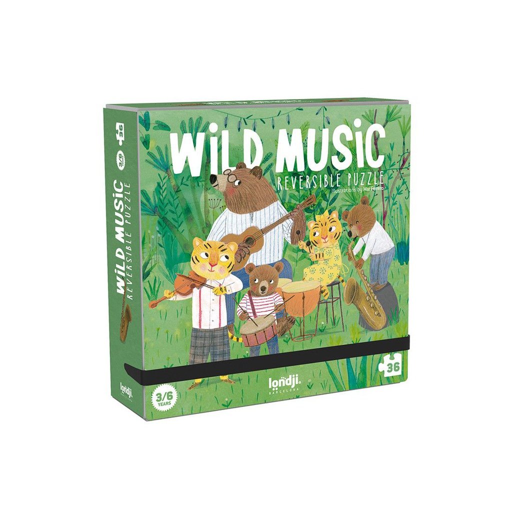 Pocket puzzle reversible Wild Music 36p LONDJI