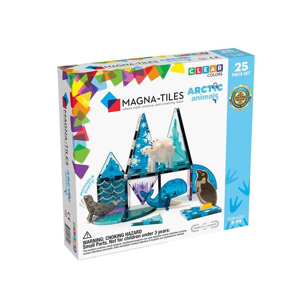 Magna-Tiles Arctic Animals 25 piezas - Juego de construcción magnético