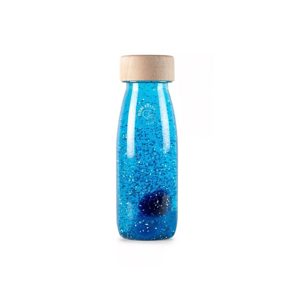 Botella Sensorial Flotante Blue PETIT BOUM