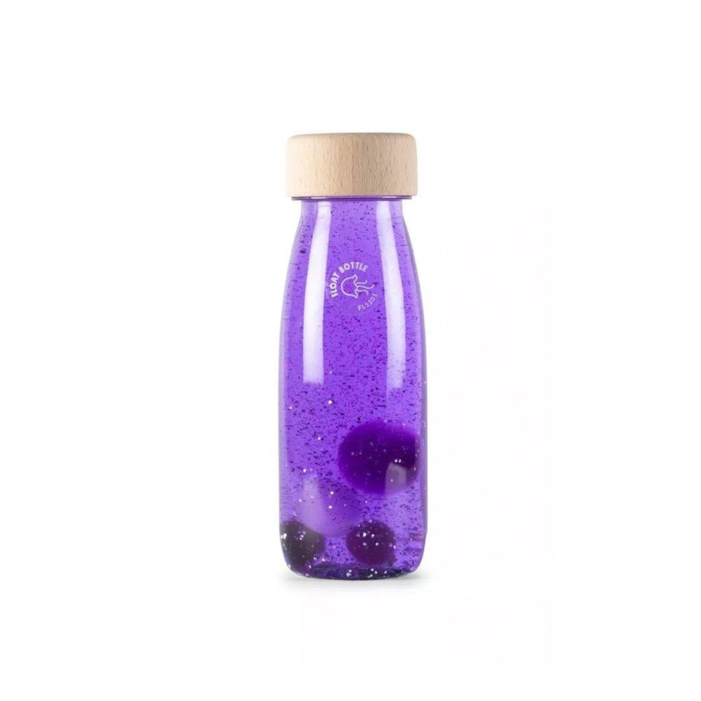 Botella Sensorial Flotante Purple PETIT BOUM