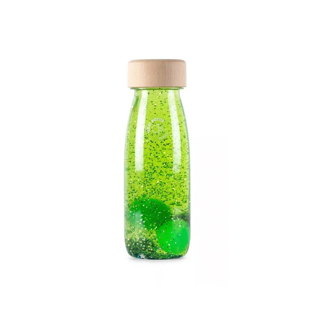 Botella Sensorial Flotante Green PETIT BOUM