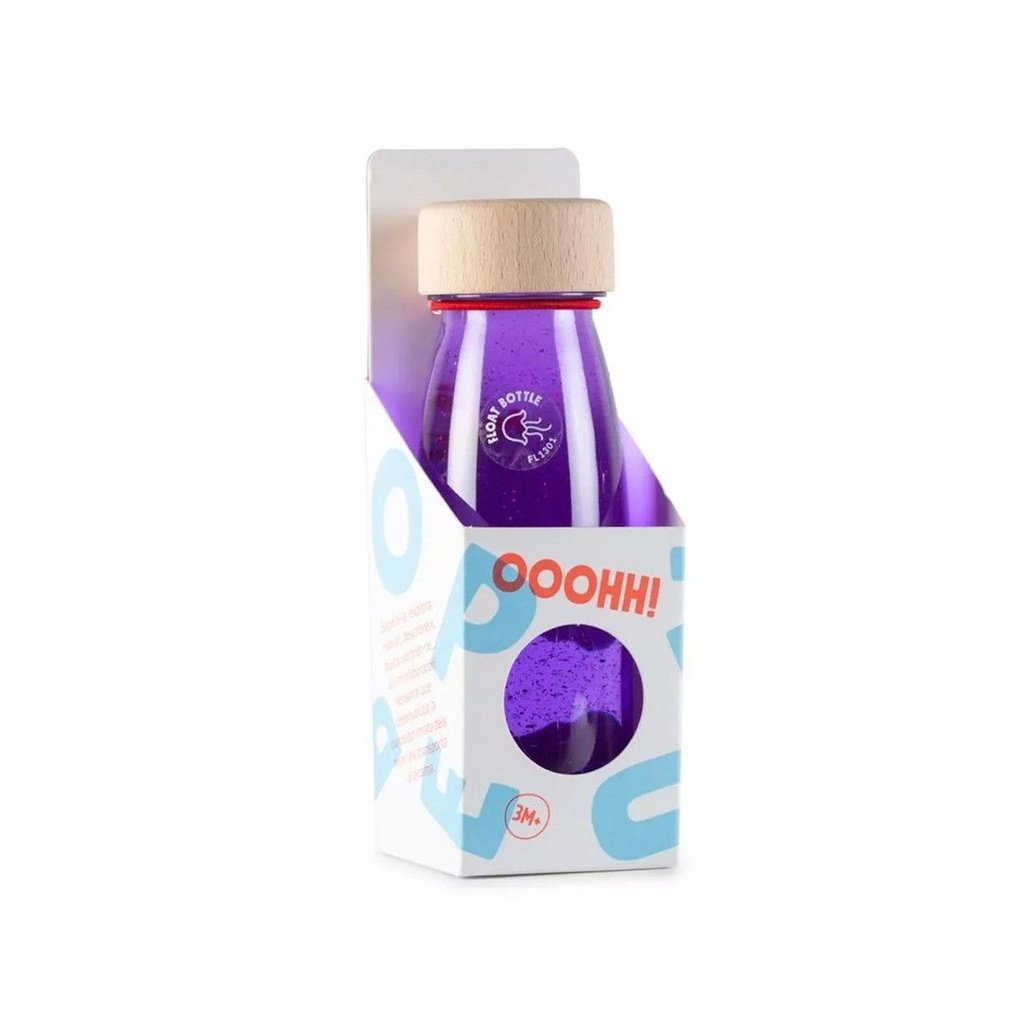 Botella Sensorial Flotante Purple PETIT BOUM