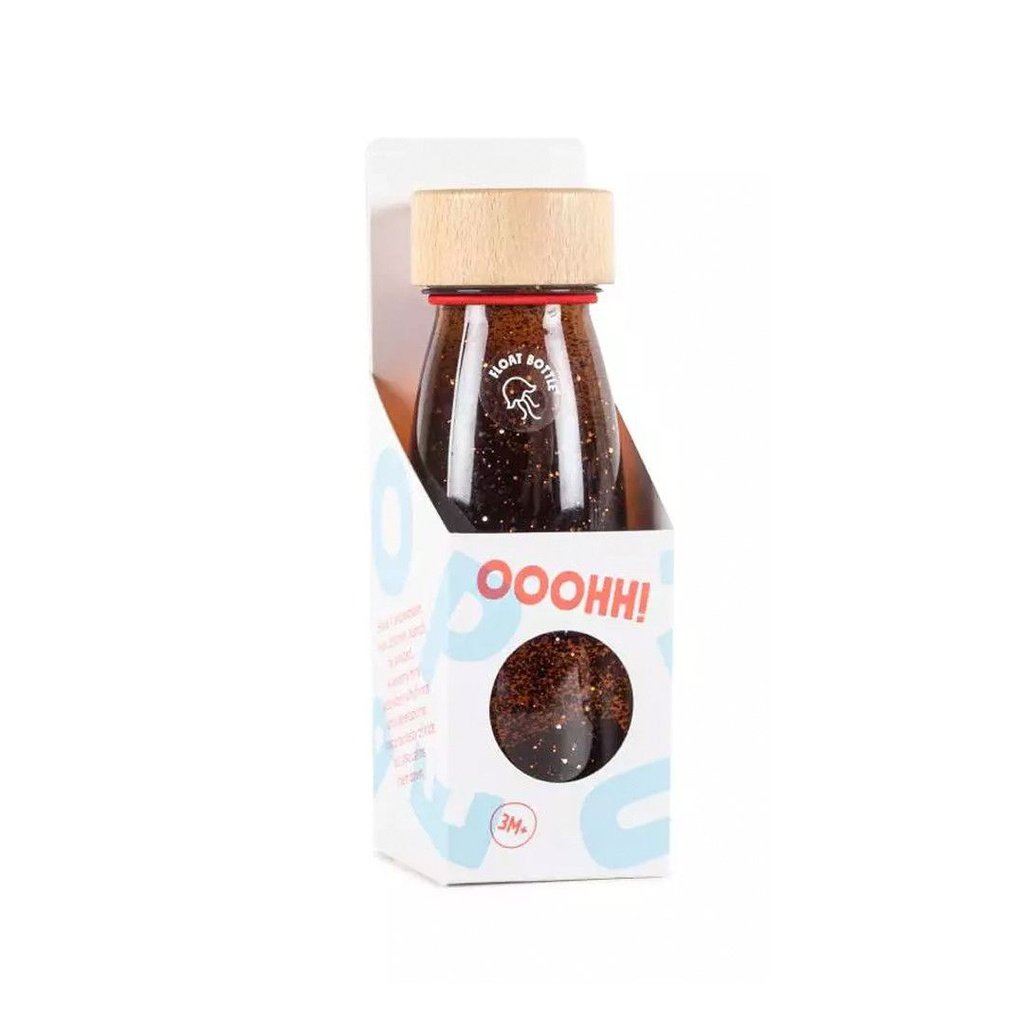 Botella Sensorial Flotante Brown PETIT BOUM