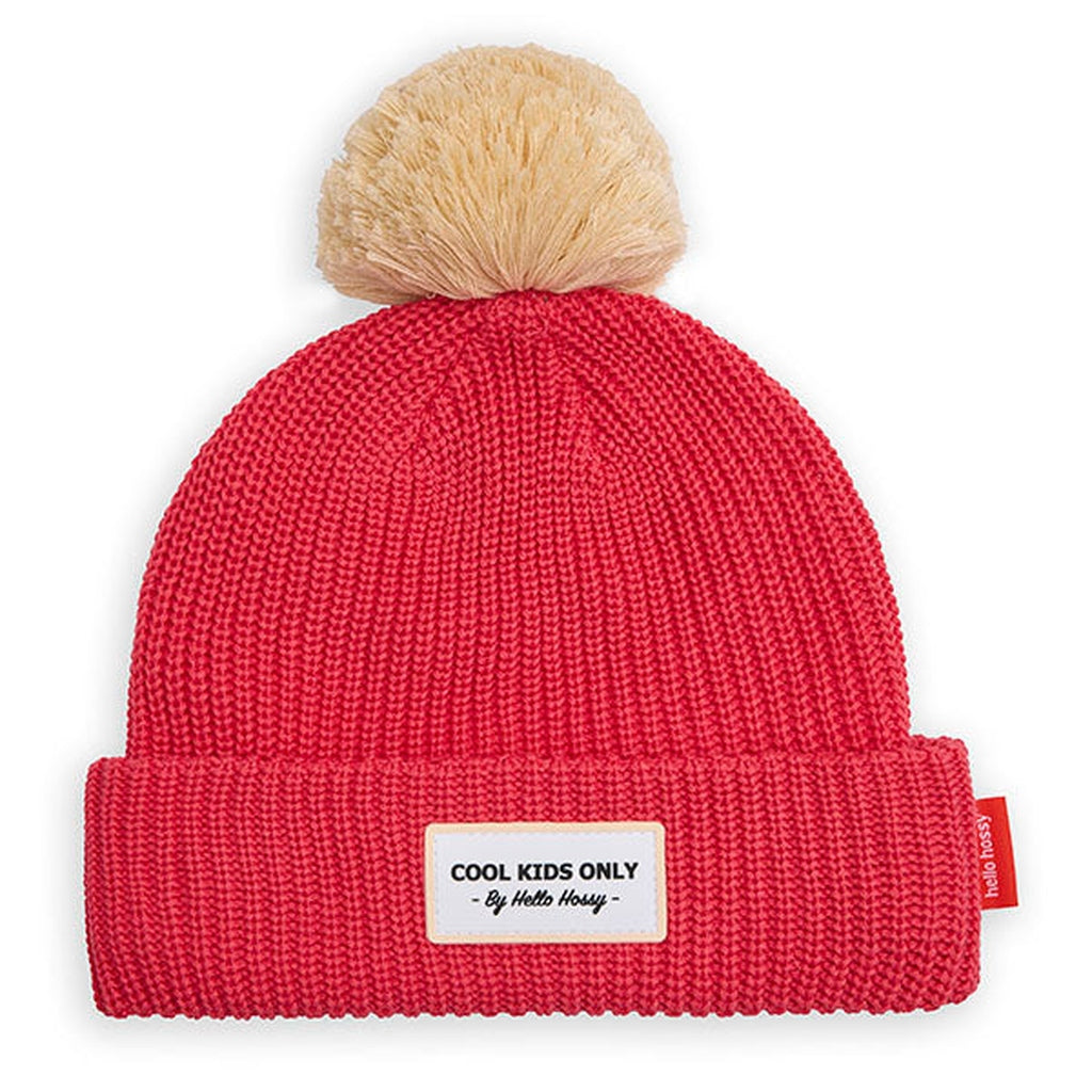 Gorro pompón Block Framboise HELLO HOSSY