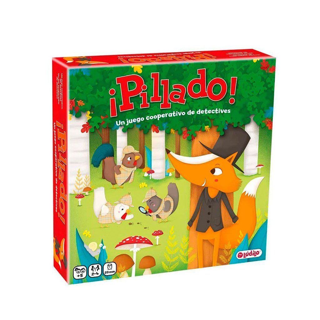 ¡Pillado! Juego de mesa cooperativo LÚDILO. 5 + Años