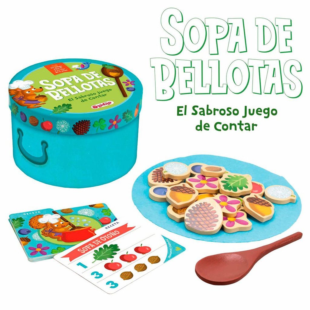 Sopa de Bellotas - Juego de cálculo LÚDILO 2 +Años