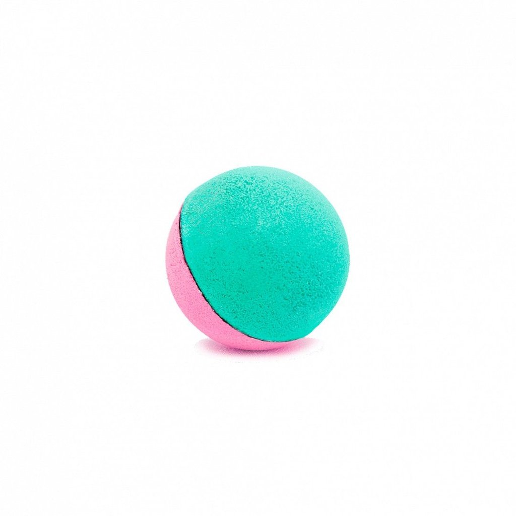 Bomba de baño dos colores rosa y verde NAILMATIC