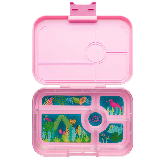 Fiambrera Yumbox Tapas 5C - Capri Pink - Jungla Pastel YUMBOX