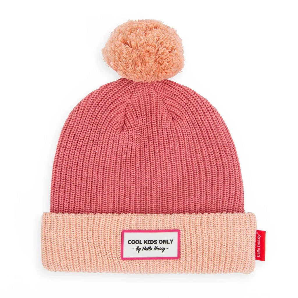 Gorro pompón Block Blush HELLO HOSSY