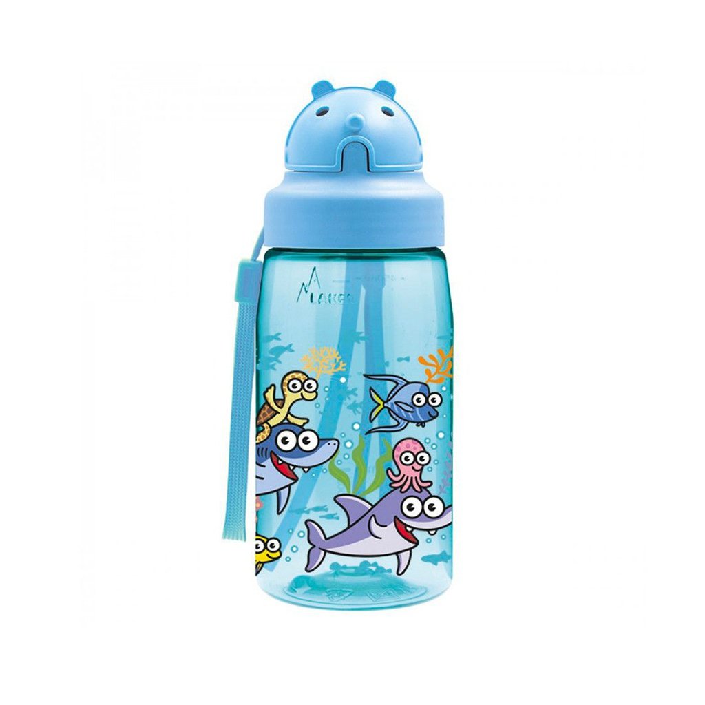 Botella Tritan con tapón Oby Sea Friends 450 ml LAKEN