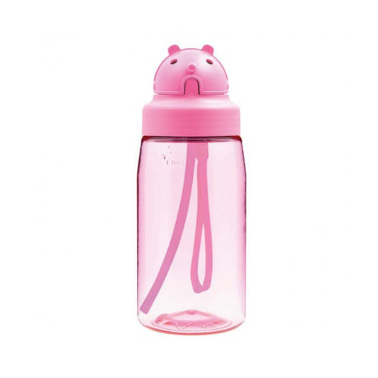 Botella Tritan con tapón Oby Rosa 450ml LAKEN