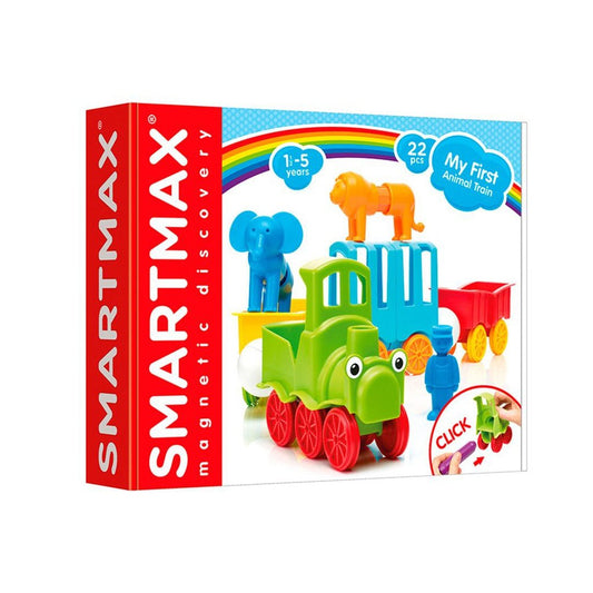 My First Animal Train Juego de construcción magnético SMARTMAX