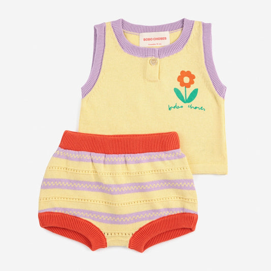 Conjunto bebé camiseta Flower BOBO CHOSES