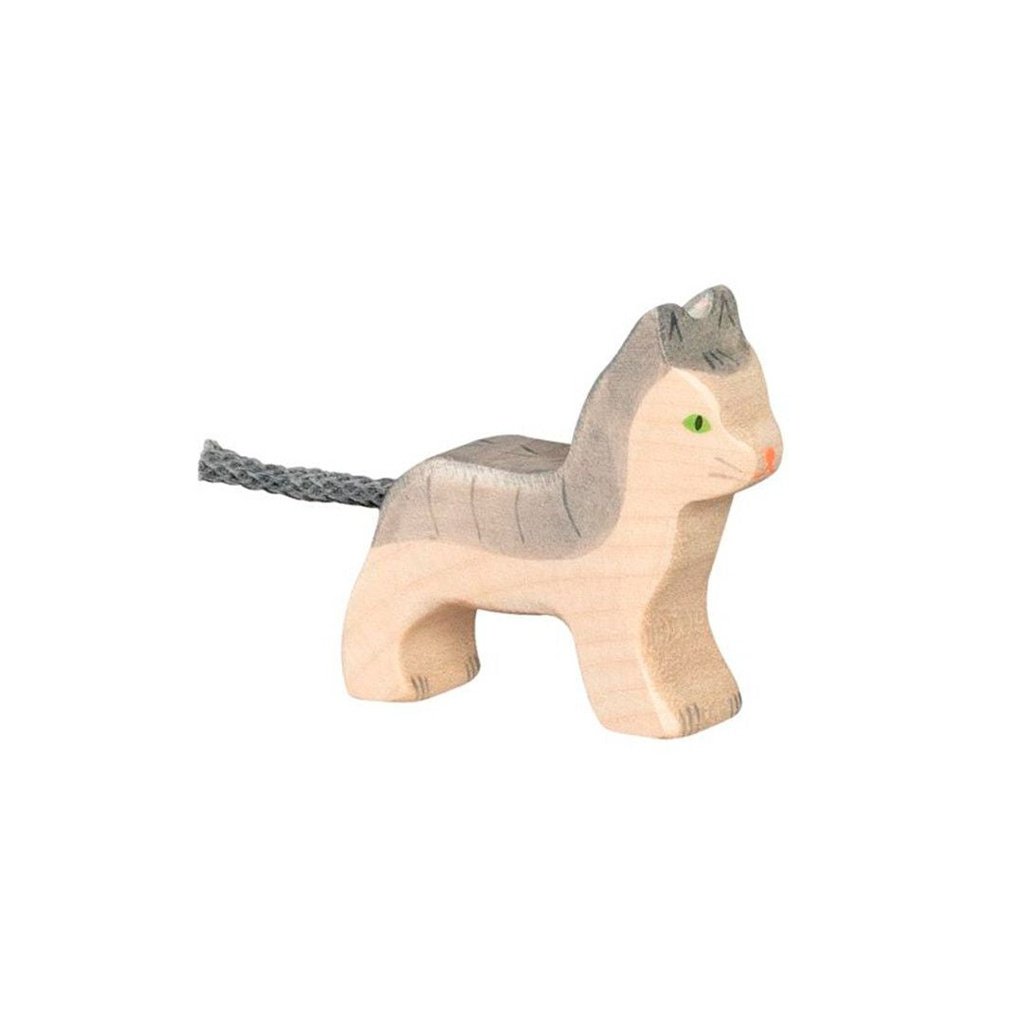 Gato pequeño de madera HOLZTIGER