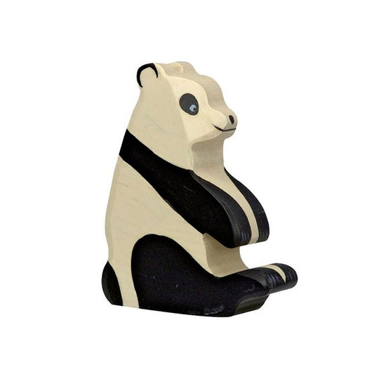 Oso panda sentado de madera HOLZTIGER