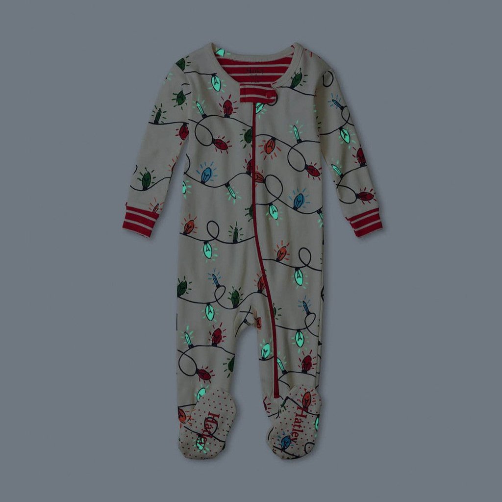 Pijama bebé Glowing Holiday Lights HATLEY