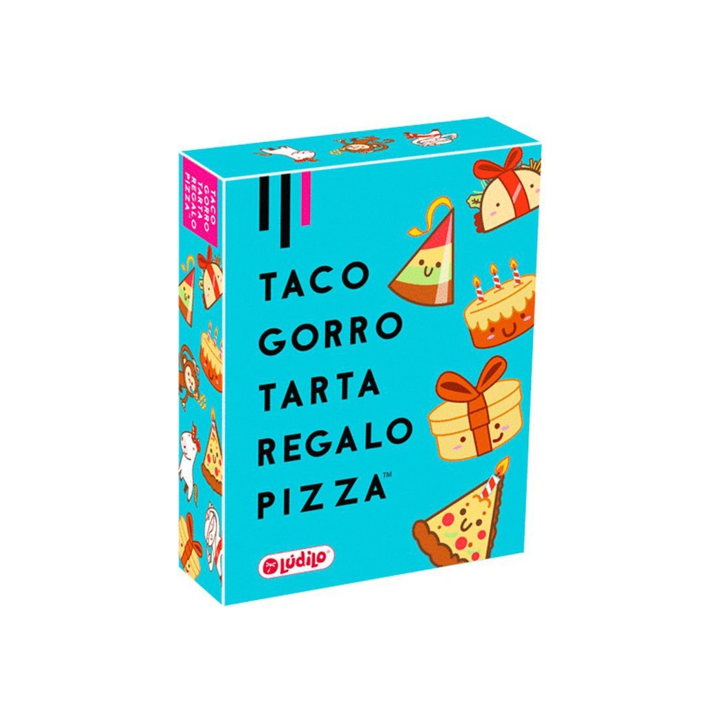 Taco, Gorro, Tarta, Regalo, Pizza - Juego de rapidez y percepción visual LÚDILO