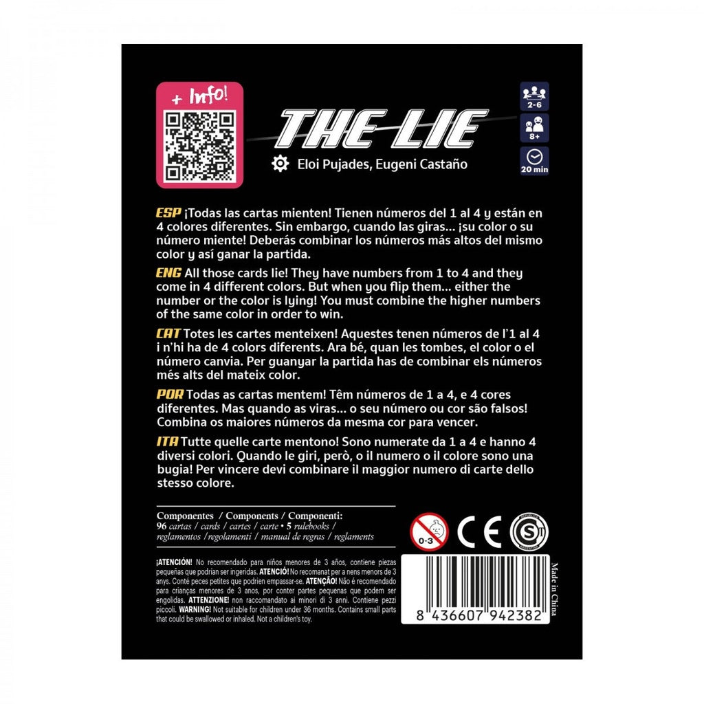 The Lie - Juego de cartas 8+ años