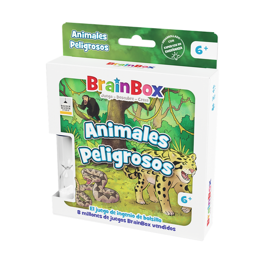 BrainBox Animales Peligrosos - Juego de memoria