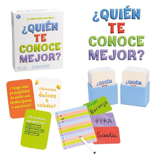 ¿Quién te conoce mejor? Juego de preguntas 8+ años