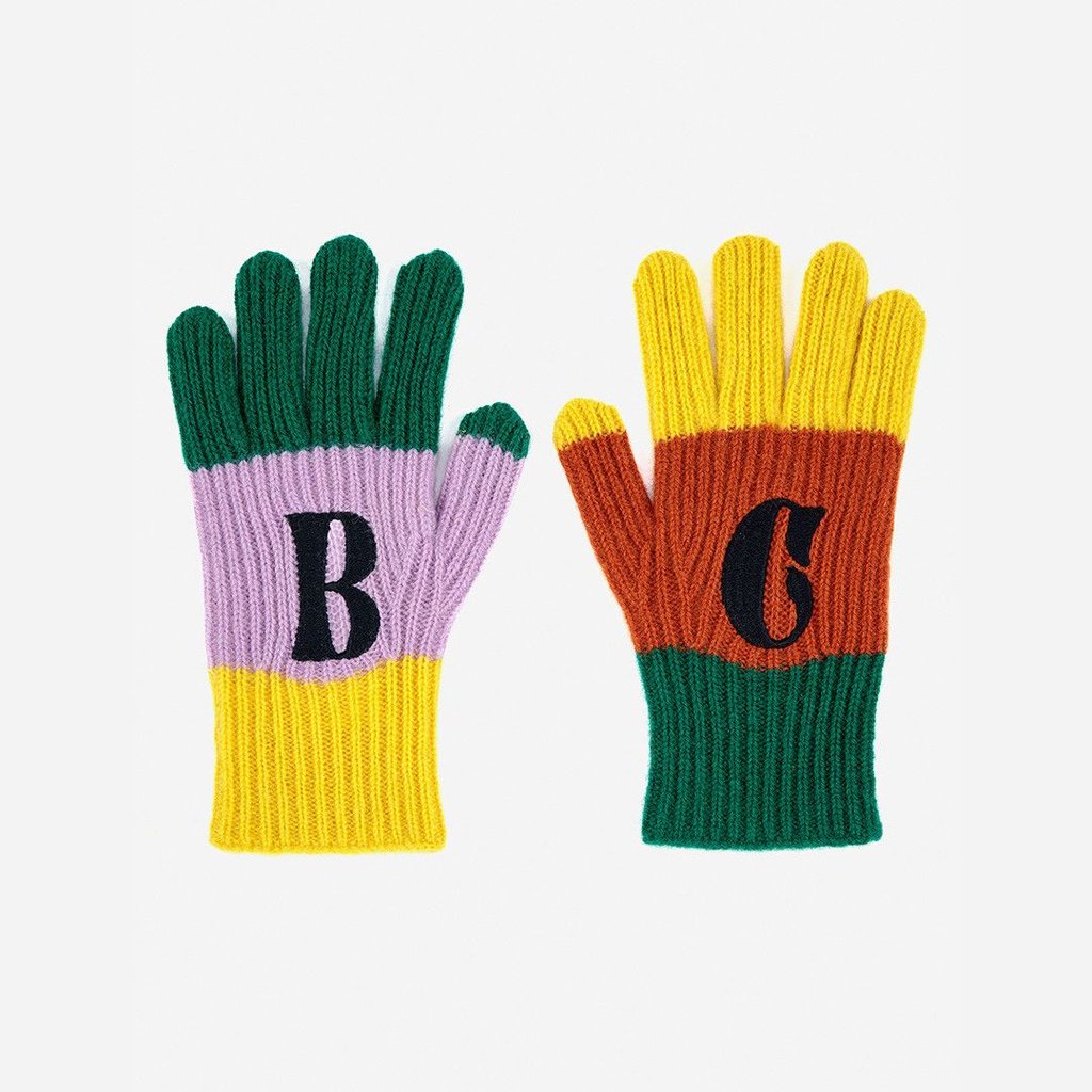 Guantes de punto Color Block BOBO CHOSES