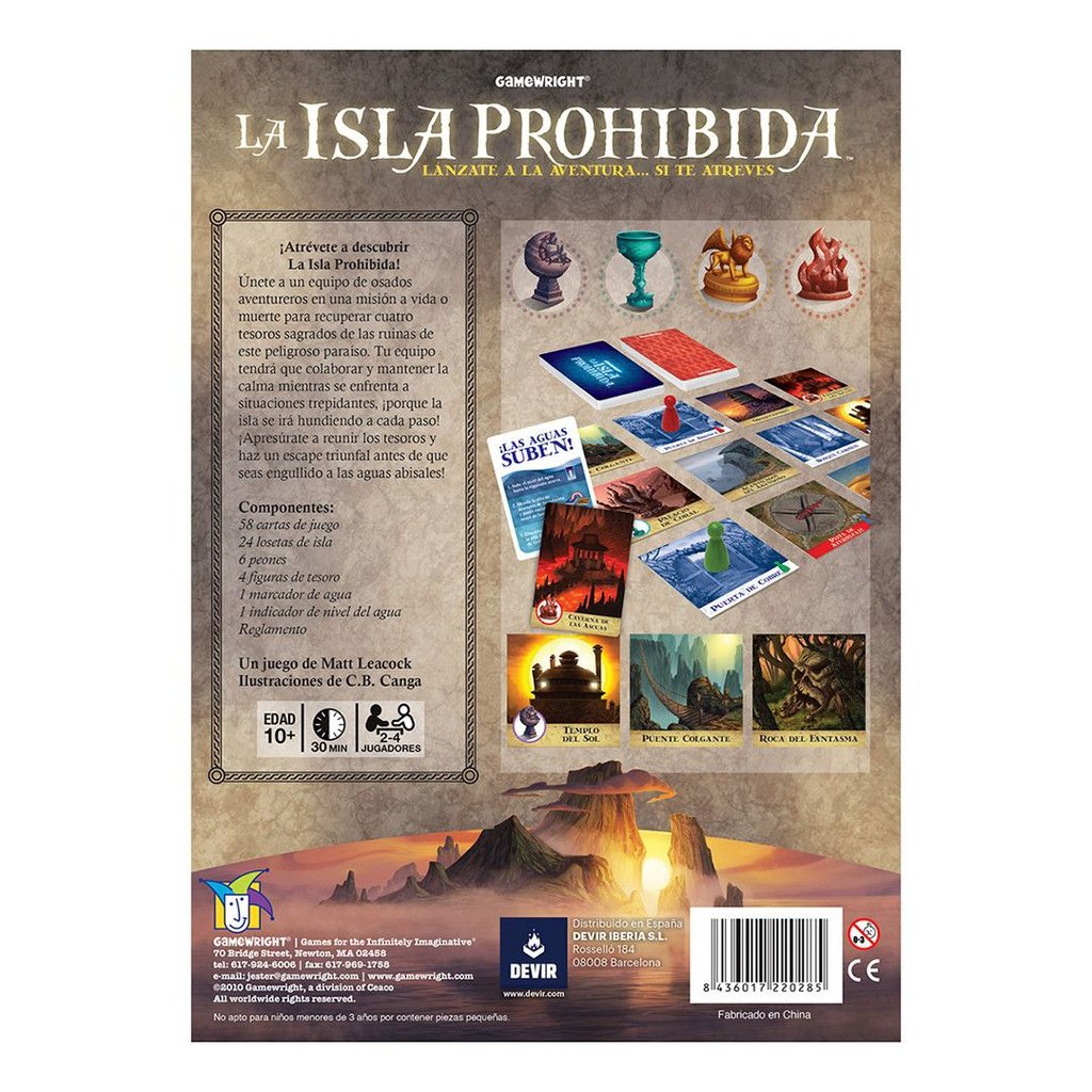 La Isla Prohibida - Juego de mesa cooperativo DEVIR