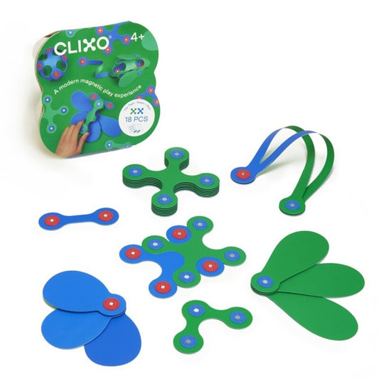 Itsy Pack Verde/Azul - 18 piezas CLIXO