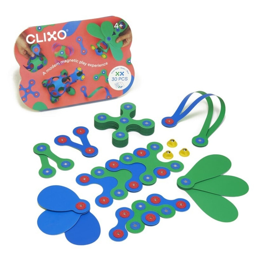 Crew Pack Azul/Verde - 30 piezas CLIXO