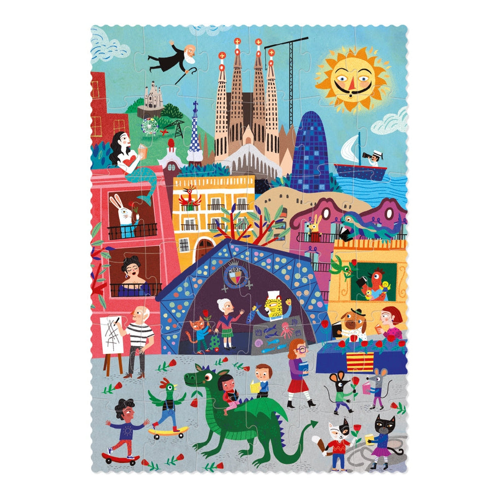 Puzzle reversible Night & Day in Barcelona 36p LONDJI