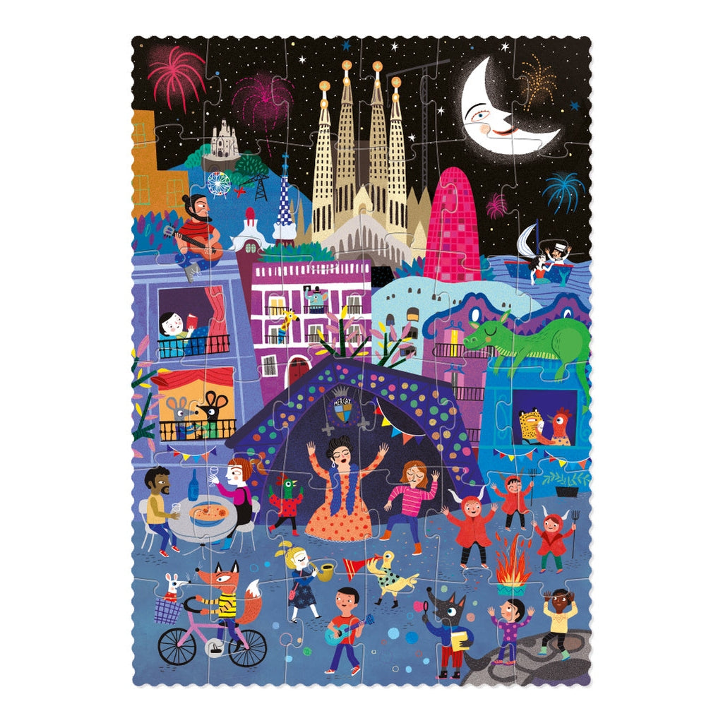 Puzzle reversible Night & Day in Barcelona 36p LONDJI